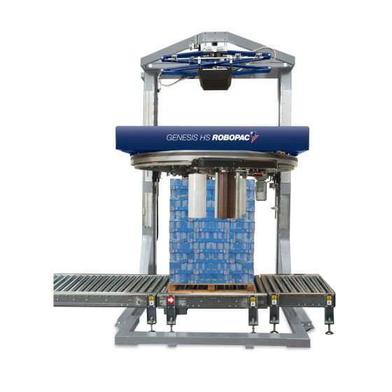 Automatske omatalice paleta. Strojevi za omatanje paleta Robopac