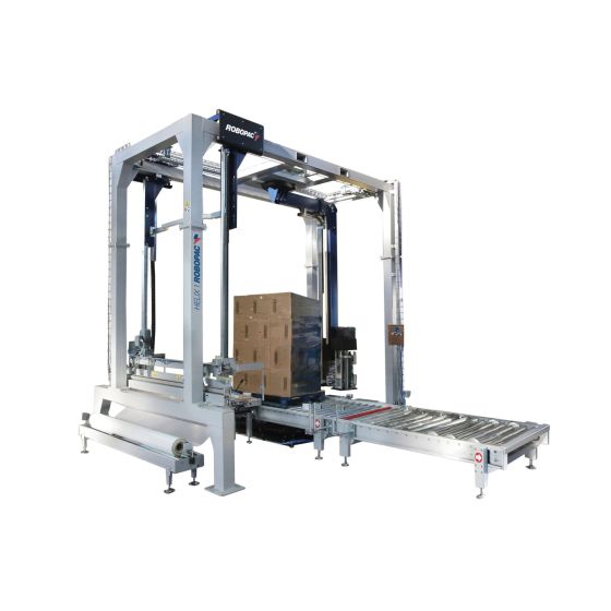 Automatske omatalice paleta. Strojevi za omatanje paleta Robopac