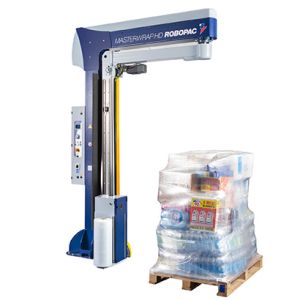 Polu-automatski stroj za omatanje paleta s rotirajućom rukom