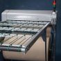 Oprema. Sustavi manipulacije paletama. Dispenzer međuslojnih listova. Paletizator listova papira veličine 1200x800 mm, samostalan ili pogonski, s verzijama listova za pola i četvrtinu