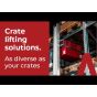 Handle stacking boxes of various sizes with flex fork │HOVMAND - Lifting & moving technology