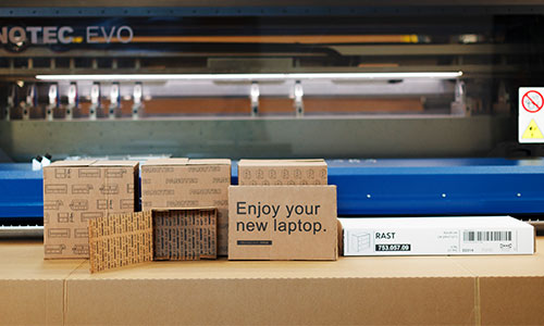 on-demand, custom sized box production and packaging machines