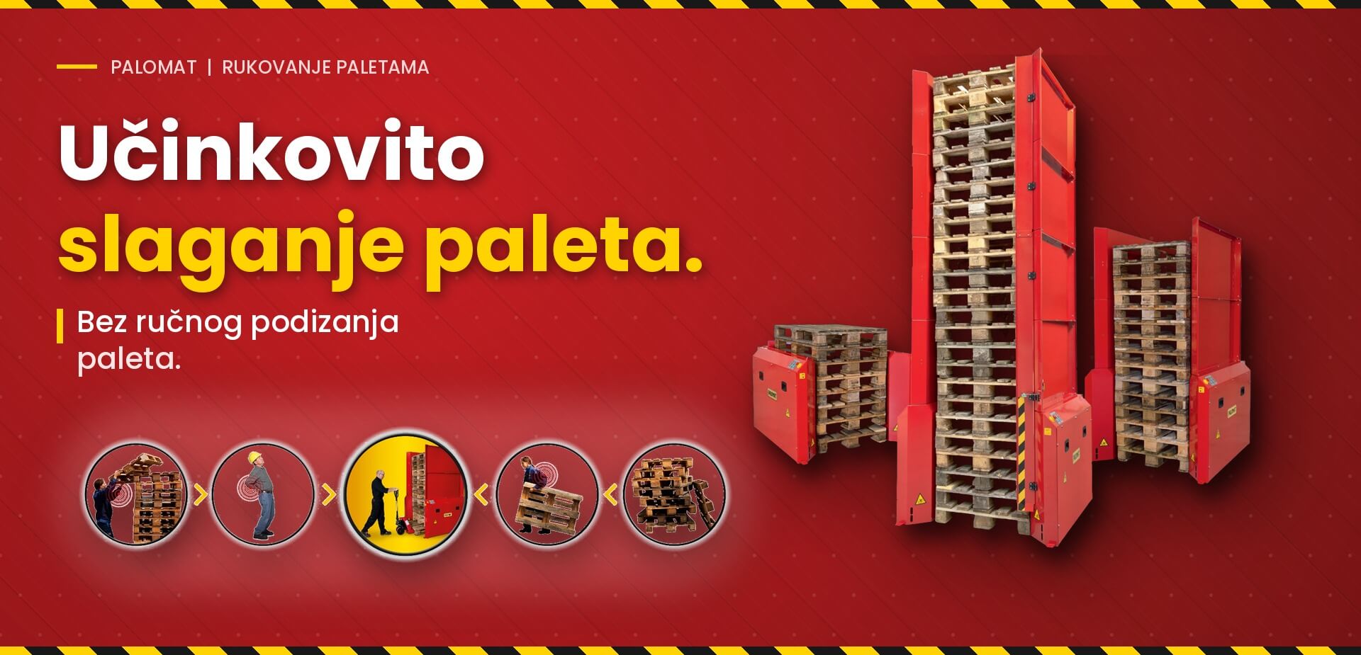 PALOMAT magazini paleta za učinkovit protok paleta